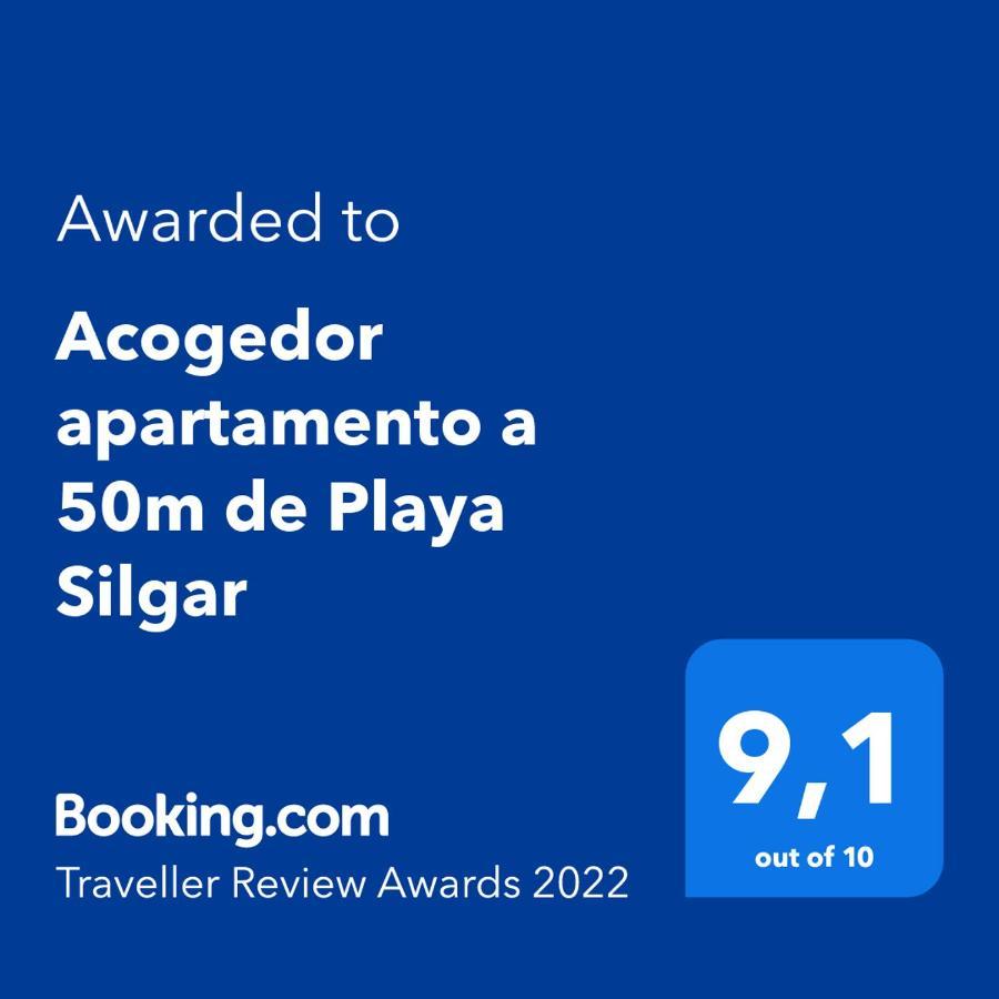 Desconectaengalicia Castelao, 50M Playa Silgar Lägenhet Sanxenxo Exteriör bild